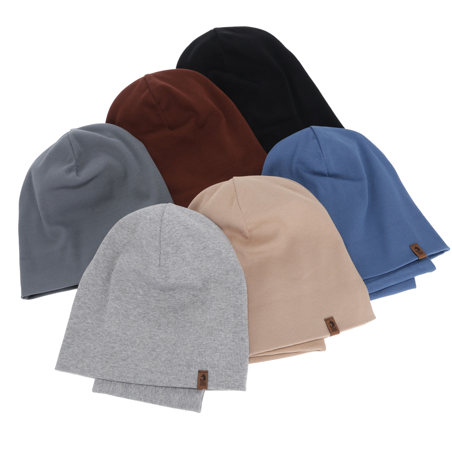 Poikien syys/kevät setti: pipo ja putkihuivi, tummanruskea, Amalfi