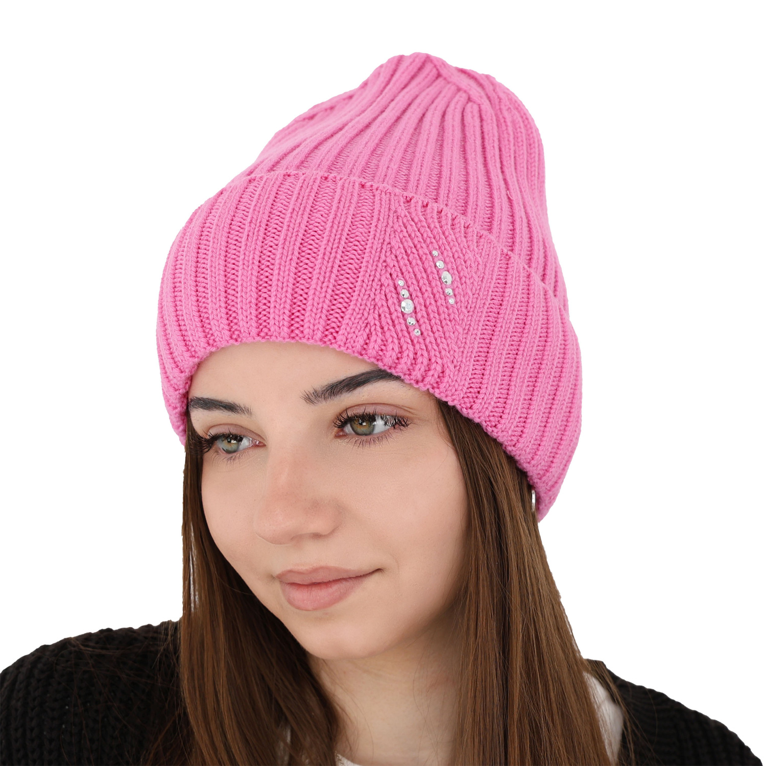 Dames wintermuts, grijs, 100% Merino Wol, Ariga