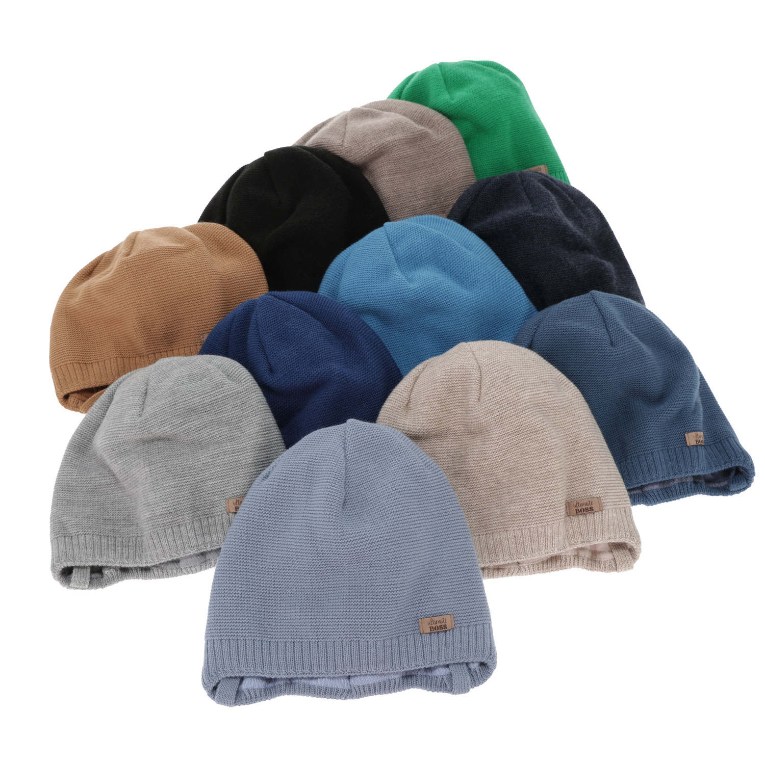 Poikien syys/kevät pipo, beige, nauhoilla, Valdis