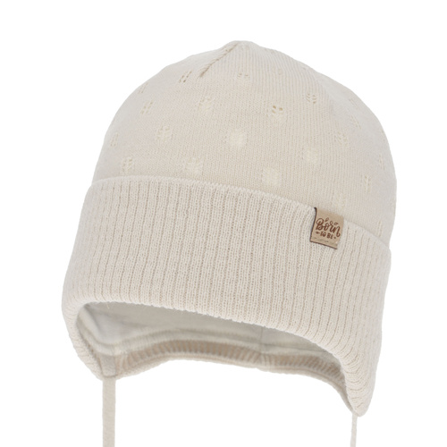 Tyttöjen syys/kevät pipo, vaaleanpunainen, nauhoilla, Froya