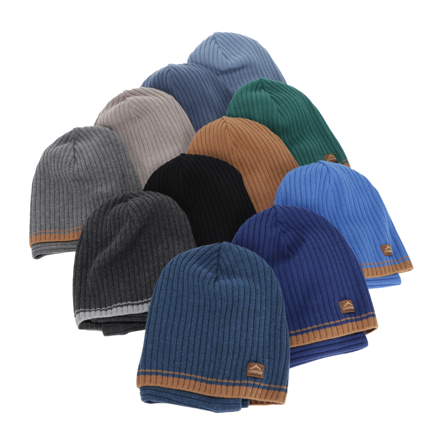 Poikien syys/kevät setti: pipo ja putkihuivi, sininen, puuvillalla, Eirik