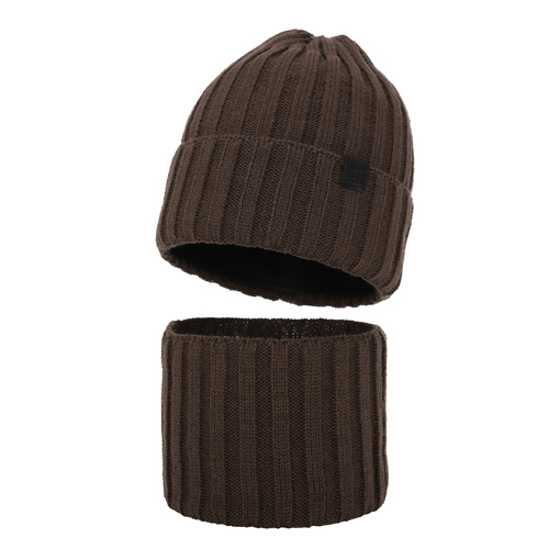 Jongens winter set, bruin, Baster