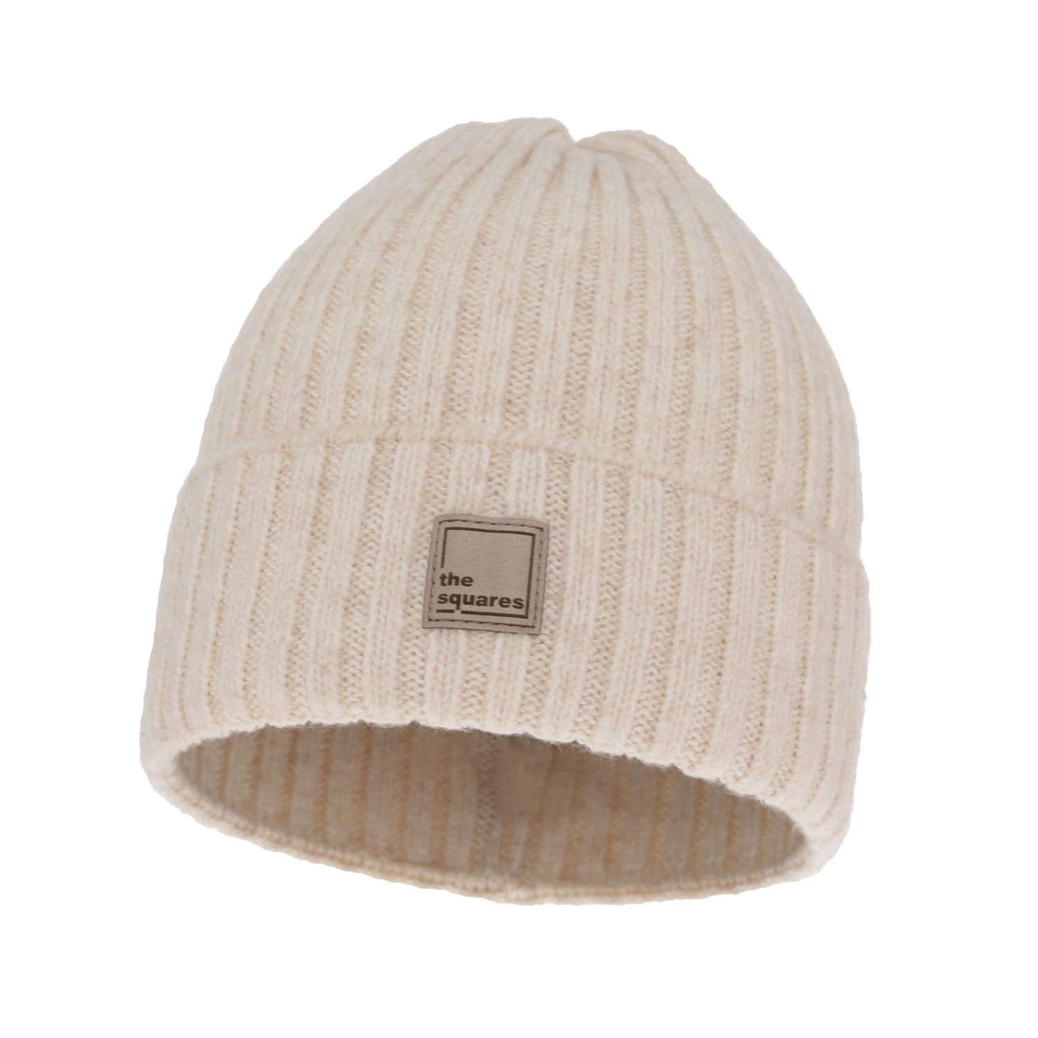 Dames wintermuts, winter, kremowy, met merinowol, Benedetta