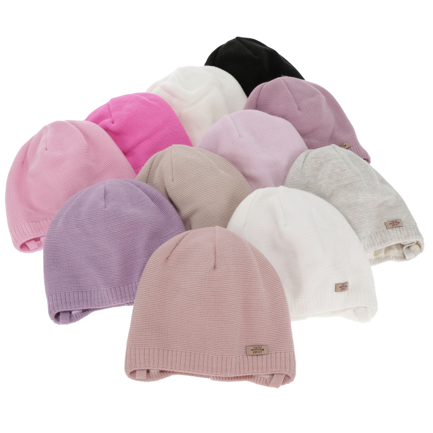 Tyttöjen syys/kevät pipo, beige, nauhoilla, Svenja