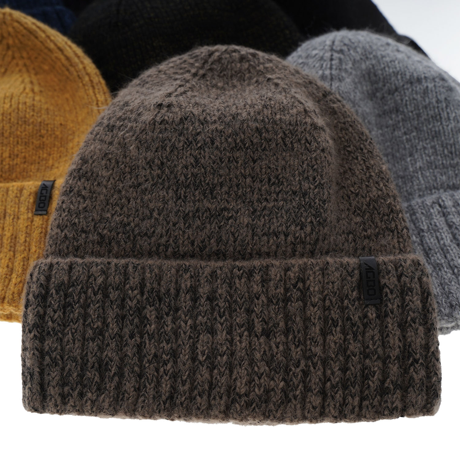 Heren wintermuts, grijs, met merinowol, Nori