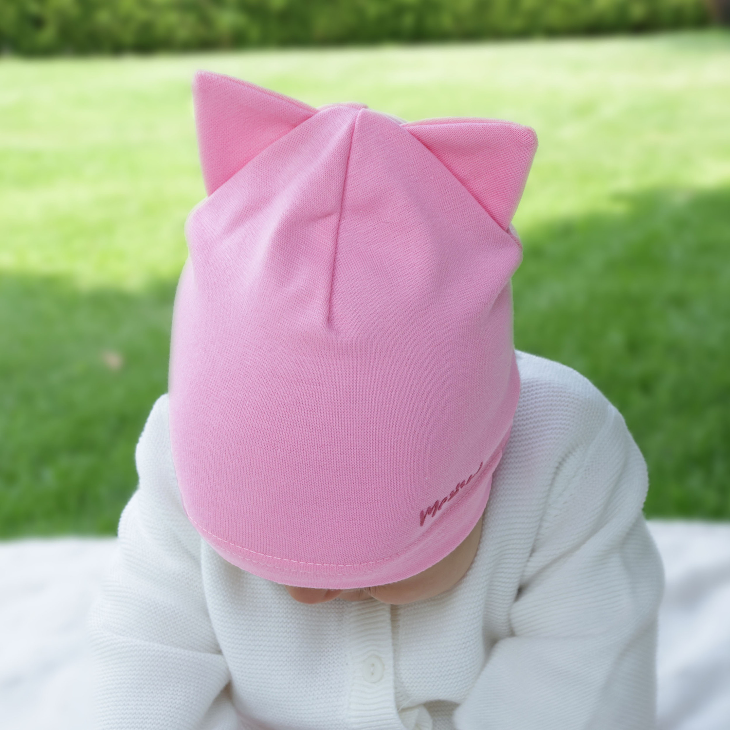 Meisjes herfst/lente muts, Roze, Jaspera