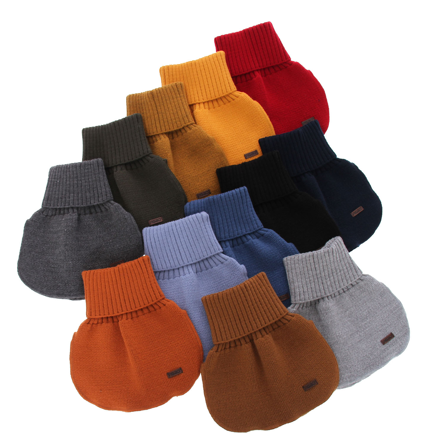 Jongens winter halsdoek, oranje, Gobi