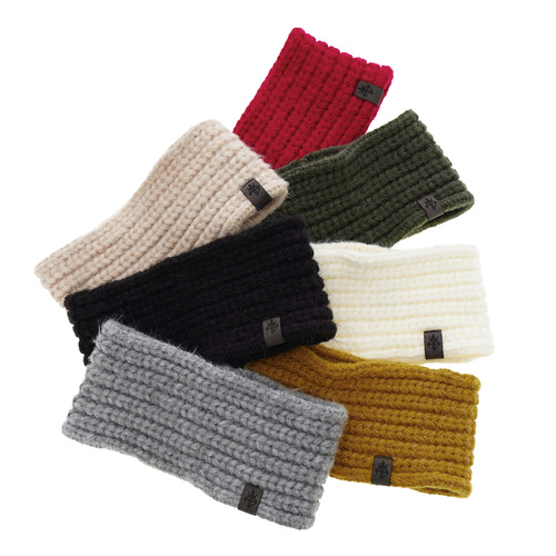 Dames winter hoofdband, bruin, Alexis