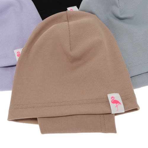 Meisjes herfst/lente set muts en buissjaal, grijs, katoenen, Rumilla