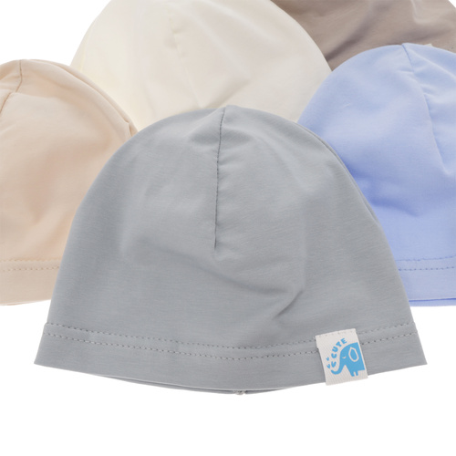 Jongens herfst/lente muts, grijs, baby, Alek
