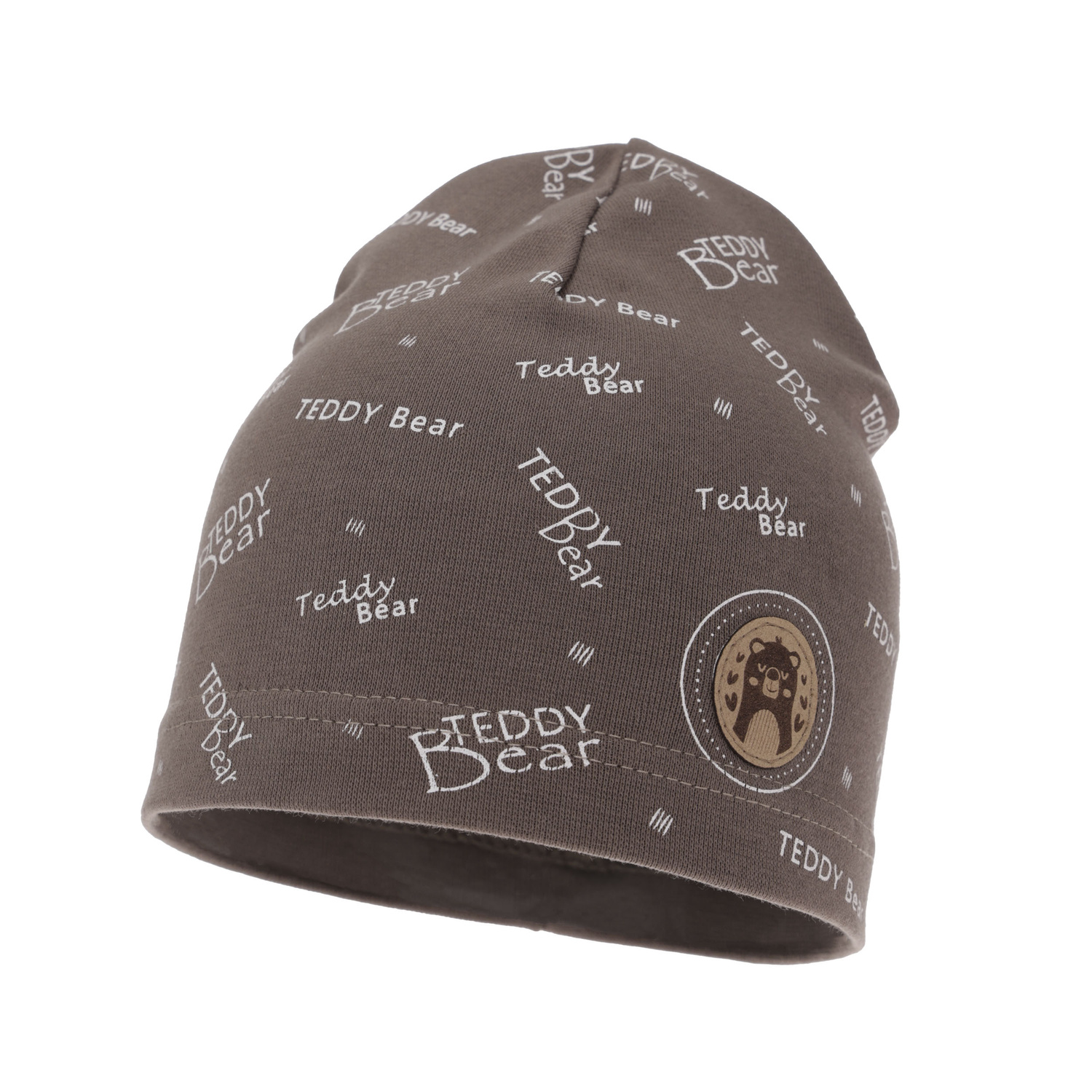 Jongens herfst/lente muts, bruin, Tedi