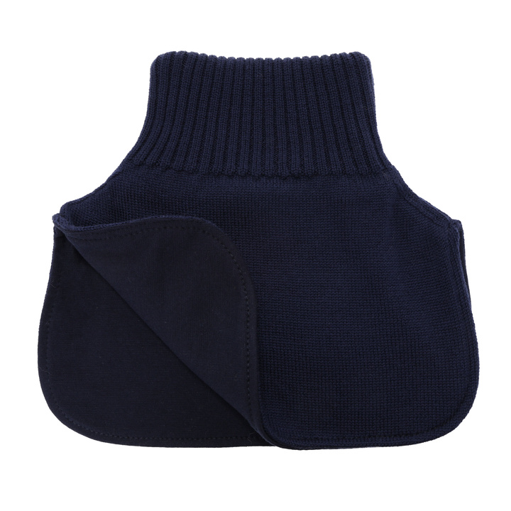 Poikien talvikauluri, talvi, 100% merinovilla, puuvillavuorilla, tummansininen, Tiket