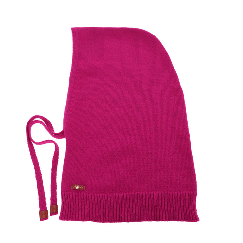 Naisten talvibalaclava, fuksia, merinovillalla, Elizabeth