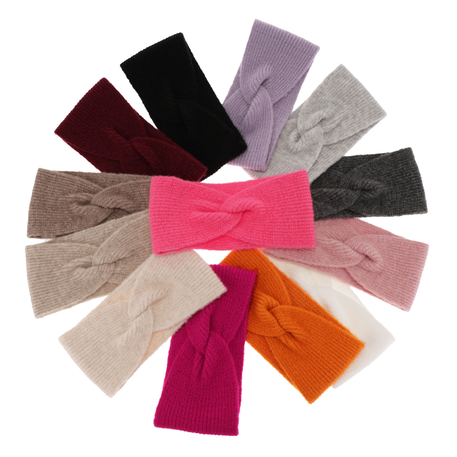 Dames winter hoofdband, roze, Florence