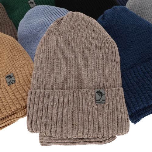 Jongens winter set, blauw, met merinowol, Gecko