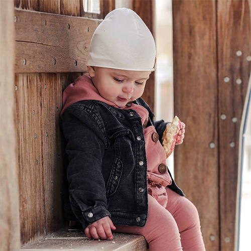 Jongens herfst/lente muts, khaki, Rafi