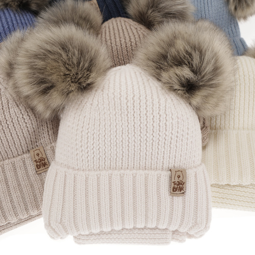 Jongens winter set, wit, 100% Merino Wol, Met bindkoorden, Konor