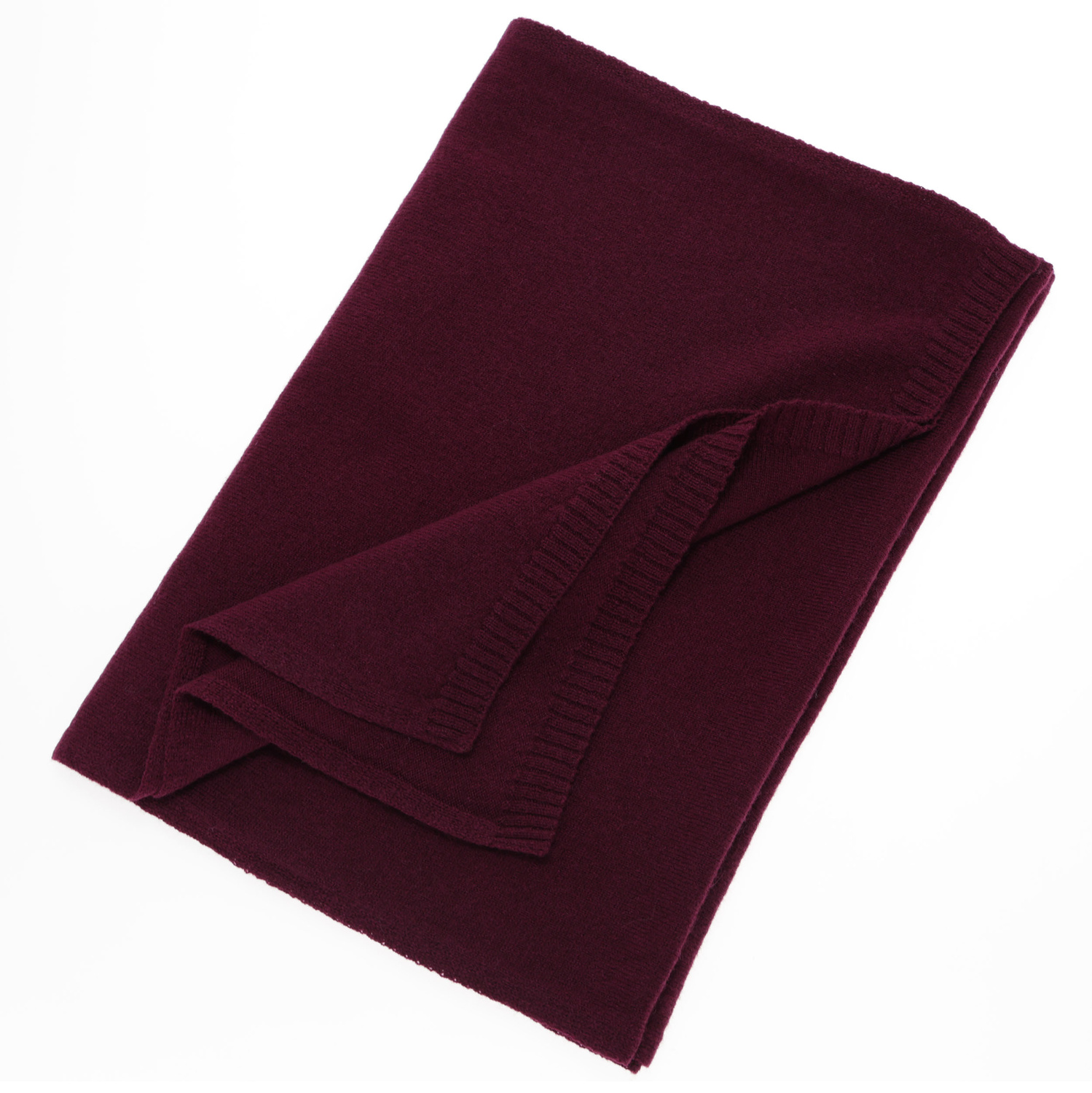 Naisten talvihuivi, bordowy, merinovillalla ja kashmirllla, Irenia