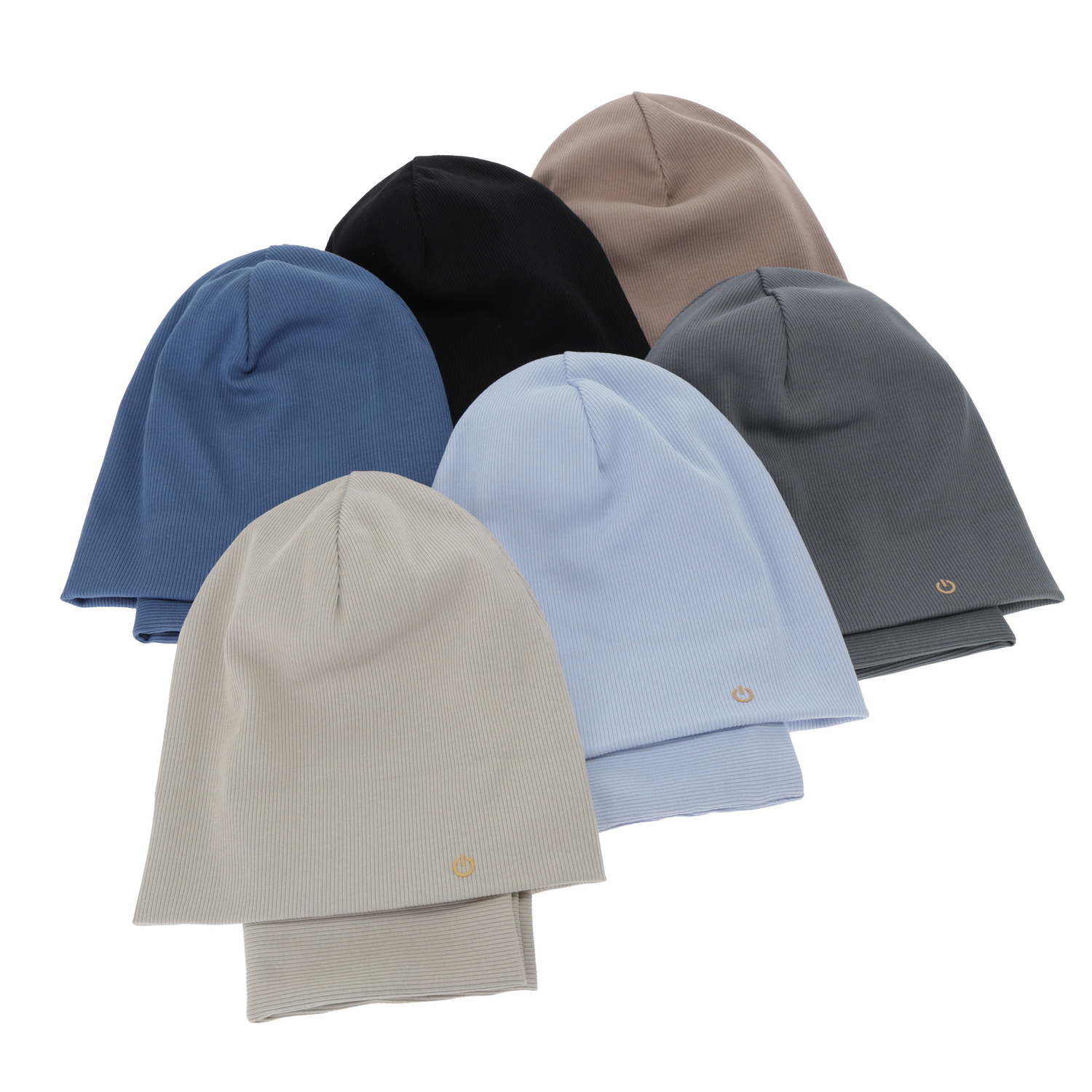 Poikien syys/kevät setti: pipo ja putkihuivi, puuvillaa, musta, Desider