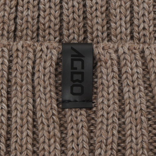 Miesten talvipipo, beige, merinovillalla, Tyrol