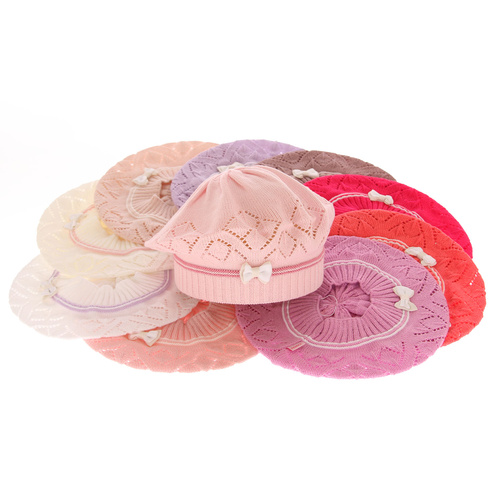 Meisjes herfst/lente muts, creme, Bibi