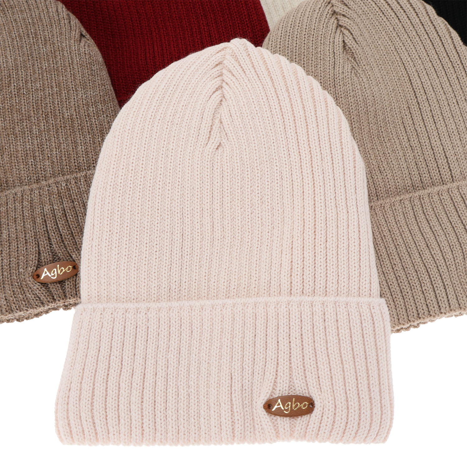 Naisten beige Shila-talvihattu merinovillalla