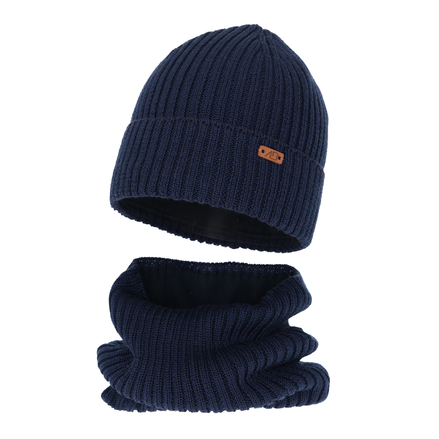 Jongens winter set, blauw, met merinowol, Palermo