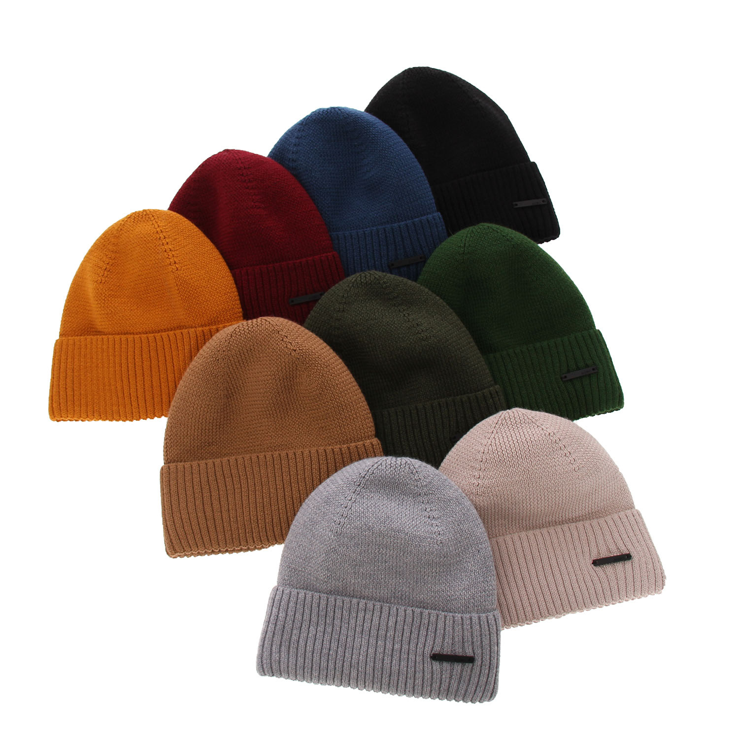 Heren wintermuts, grijs, met merinowol, Henk