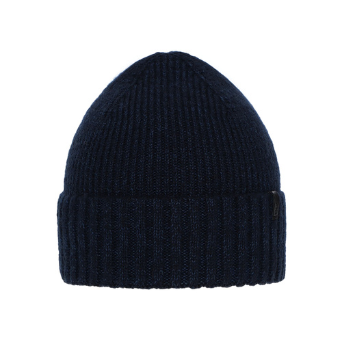 Heren wintermuts, blauw, met merinowol, Nori