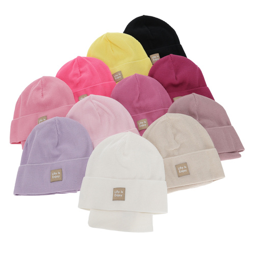 Tyttöjen syys/kevät setti: pipo ja putkihuivi, puuvillalla, wrzsowy, Zola