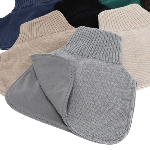 Poikien talvikauluri, talvi, 100% Merinovilla, puuvillavuorilla, musta, Tiket