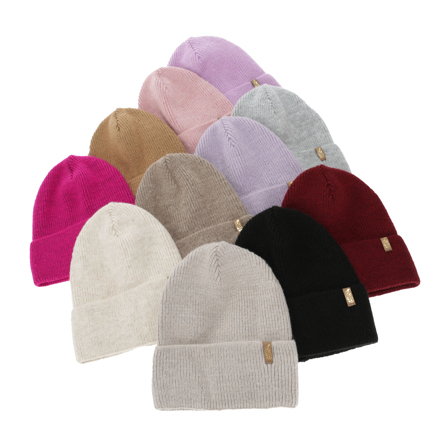 Naisten talvipipo, violetti, merinovillalla, Tahoe