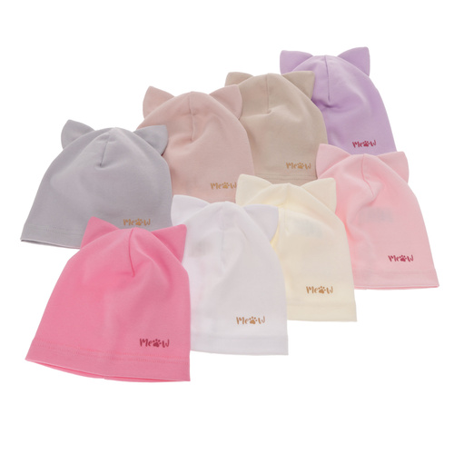 Meisjes herfst/lente muts, creme, Jaspera