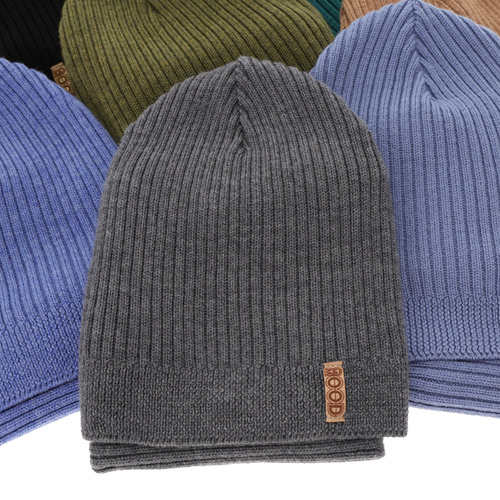 Jongens herfst/lente set muts en buissjaal, grijs, 100% merinovilla, Chester