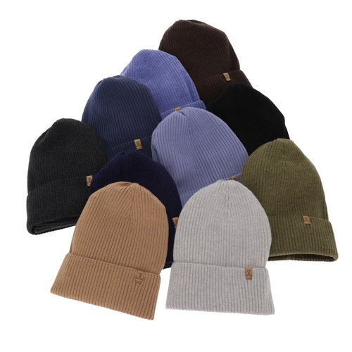 Jongens herfst/lente set muts en buissjaal, donkergrijs, 100% Merino Wol, Lemas