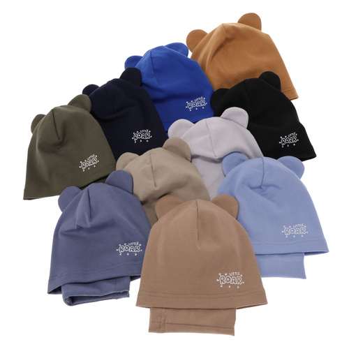 Jongens herfst/lente set muts en buissjaal, blauw, Cymes