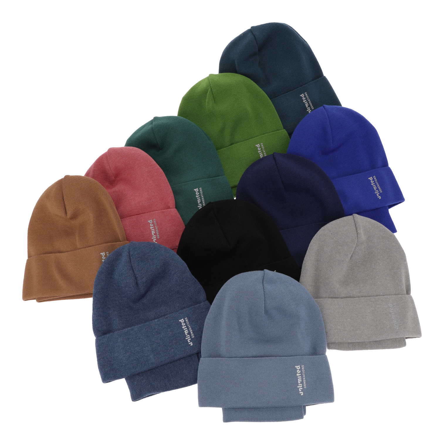 Jongens herfst/lente set muts en buissjaal, puuvillalla, blauw, Timothe