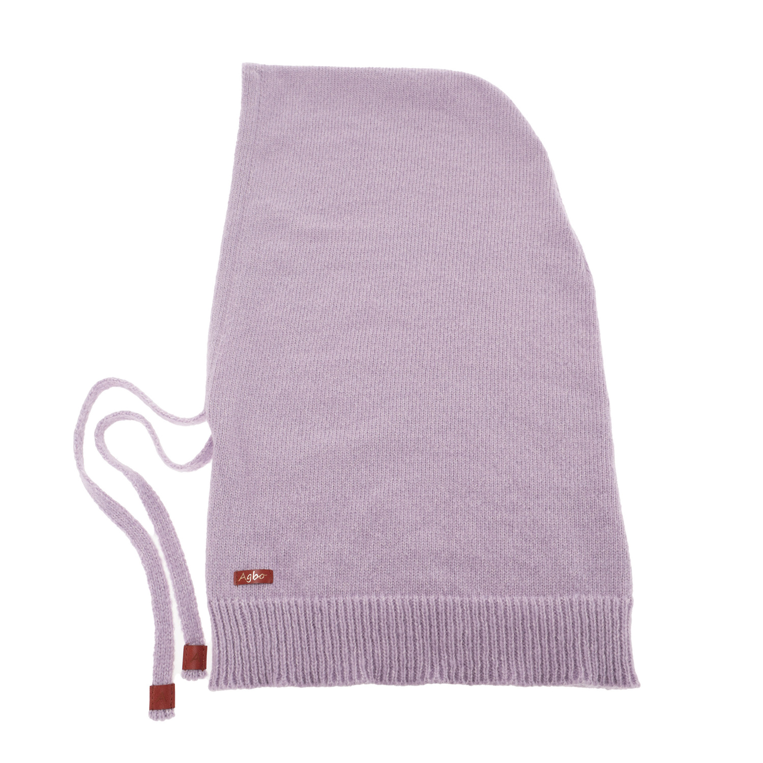 Dames winter bivakmuts, paars, met merinowol, Elizabeth