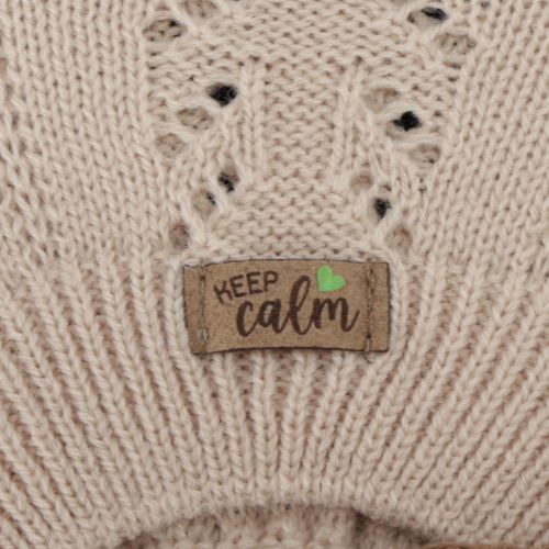 Tyttöjen syys/kevät beret, ruskea, Kevira