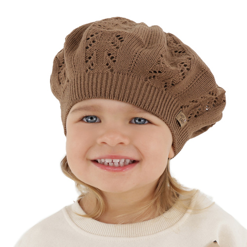 Tyttöjen syys/kevät beret, violetti, Kevira