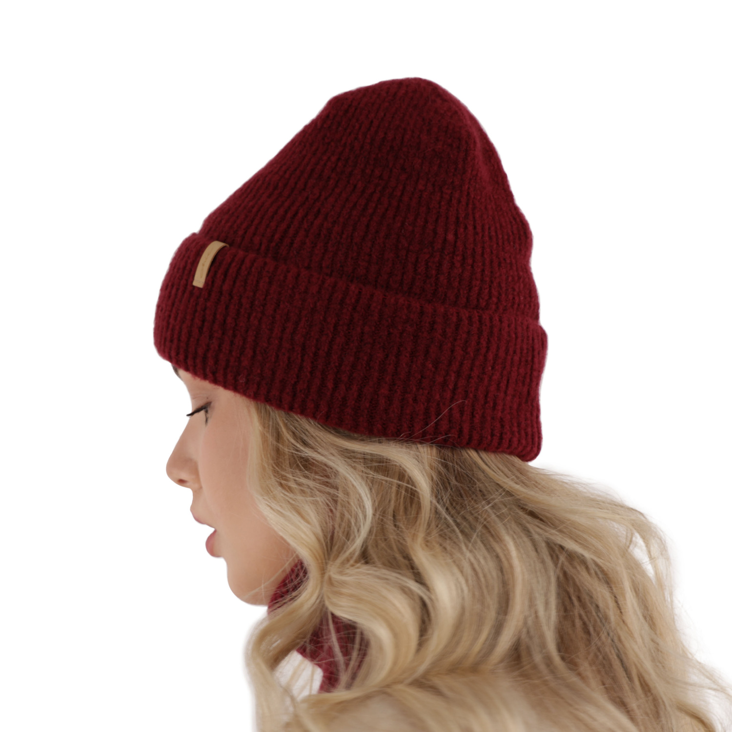 Meisjes winter set muts en buissjaal, paars, Edila