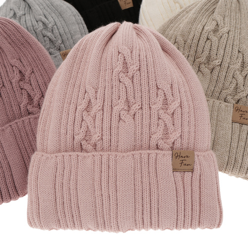 Meisjes winter set muts en buissjaal, beige, Rema