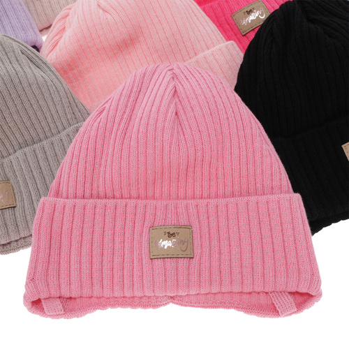 Tyttöjen syys/kevät pipo, beige, nauhoilla, puuvillalla, Tindra