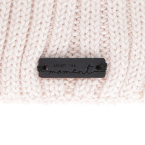 Naisten talvipipo, tummanbeige, merinovillalla, Soletta