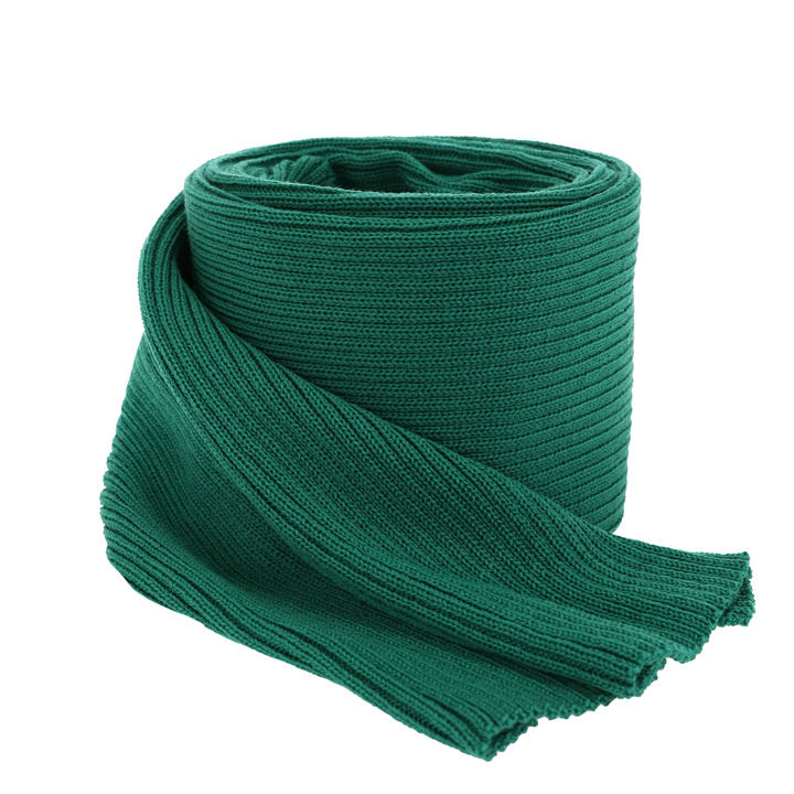 Dames wintersjaal, groen, 100% Merino Wol, Jessica