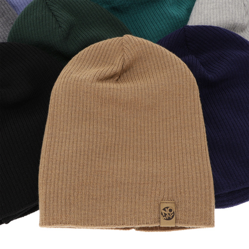 Jongens herfst/lente set muts en buissjaal, grijs, 100% Merino Wol, Richi