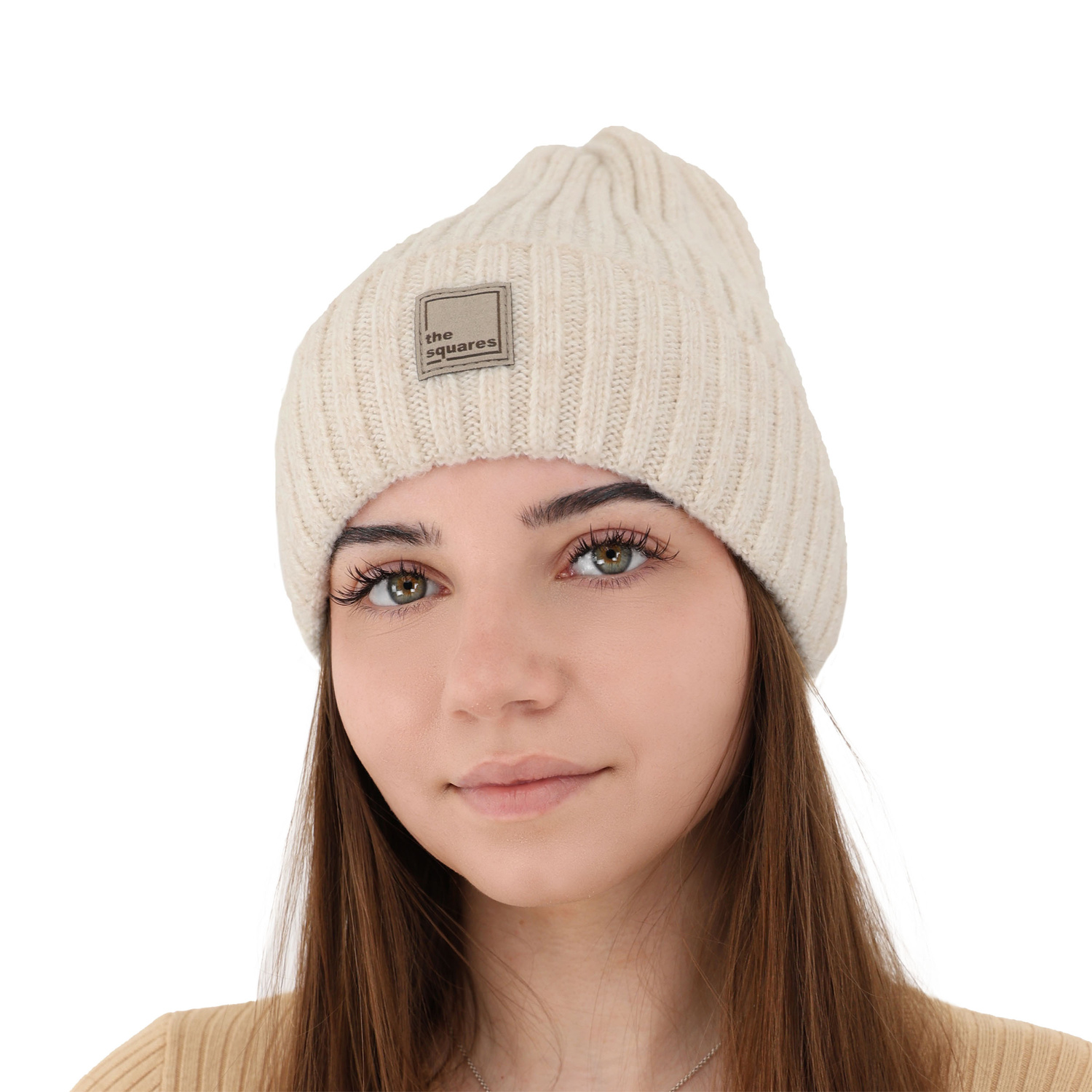 Dames wintermuts, zwart, met merinowol, Benedetta