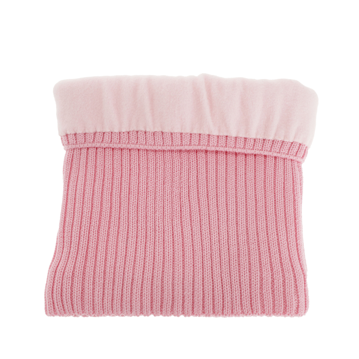 Kinder winter buissjaal, roze, 100% Merino Wol, Abra