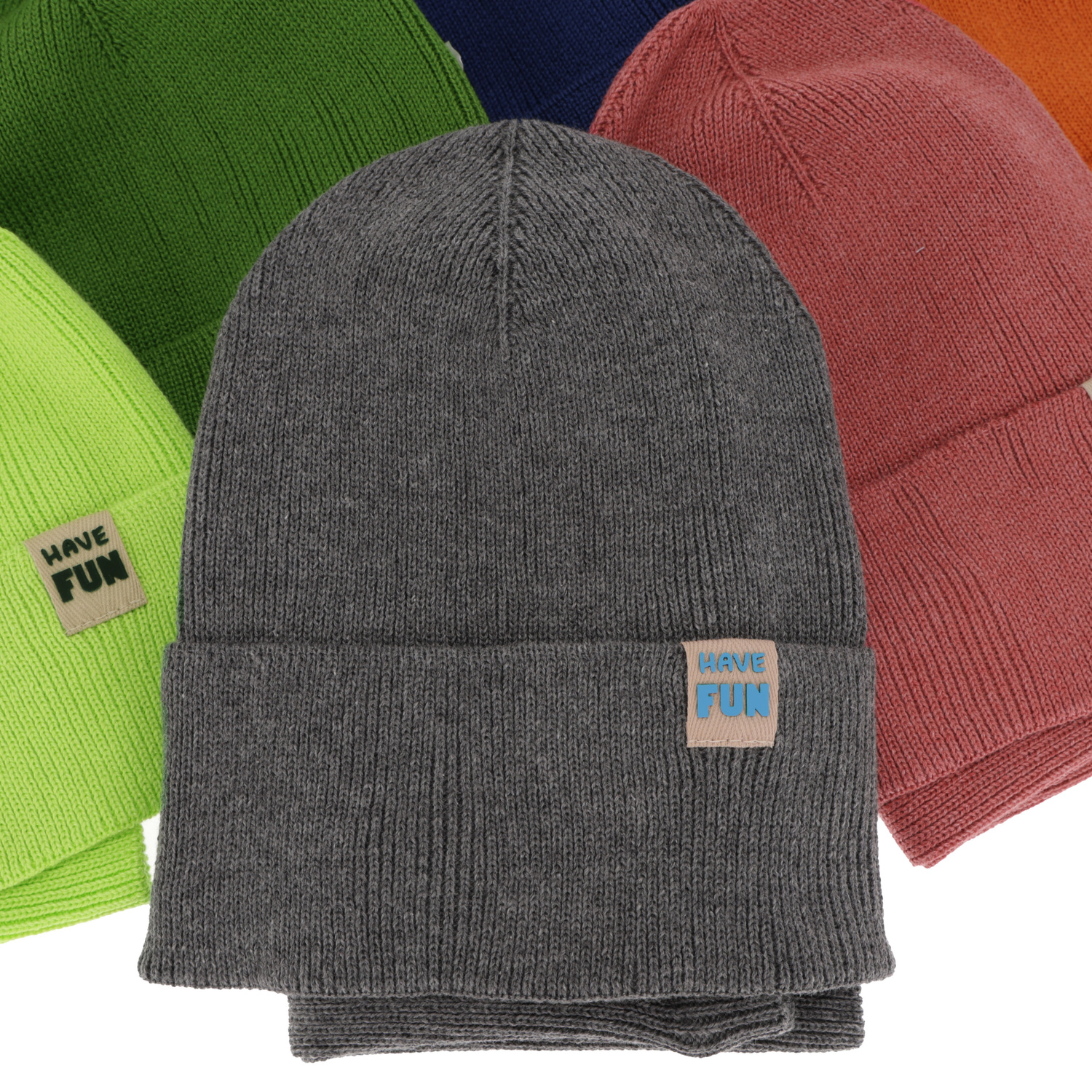 Jongens herfst/lente set muts en buissjaal, puuvillalla, lichtgroen, Ottavio