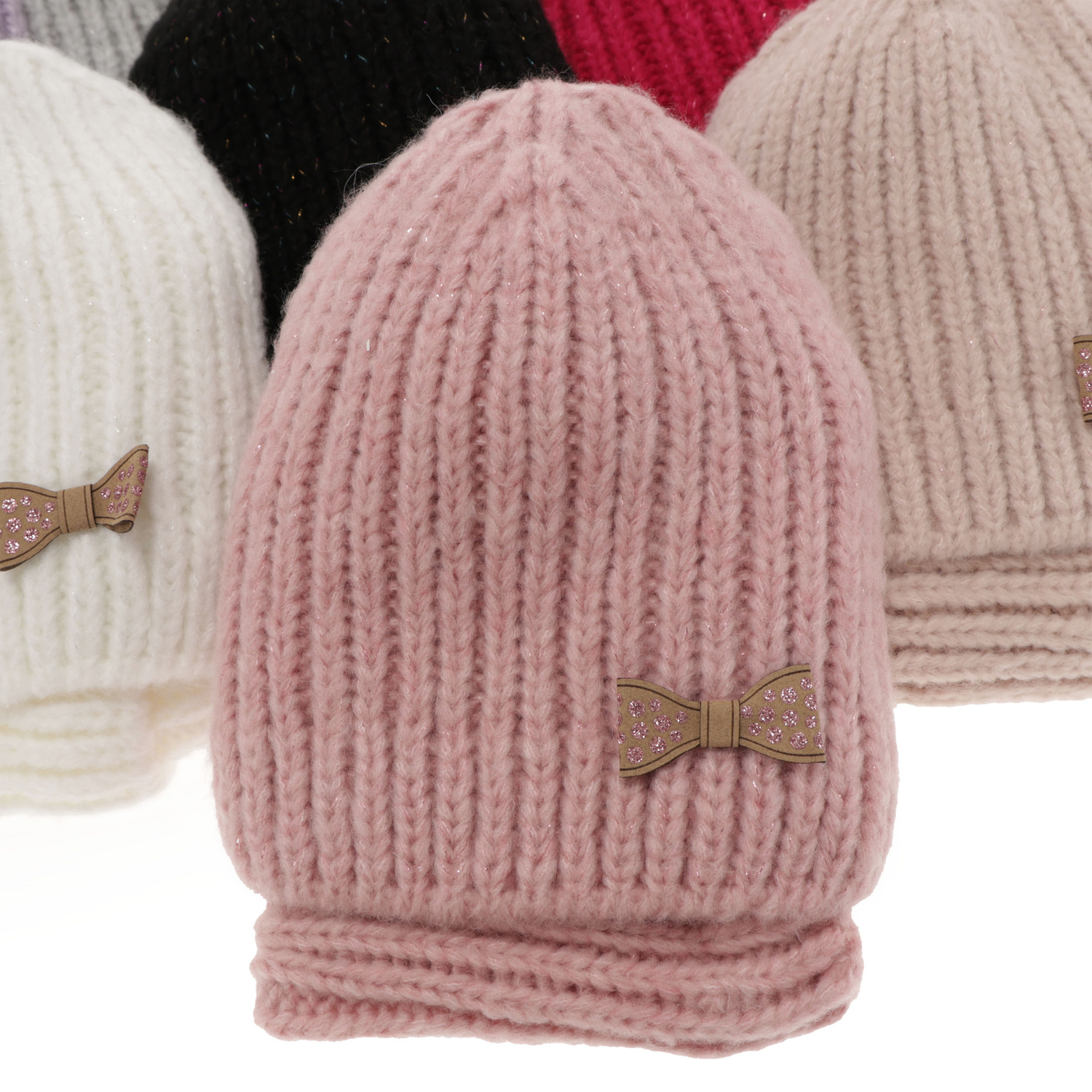 Meisjes winter set muts en buissjaal, paars, Ingrid